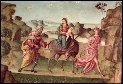 The Flight into Egypt by Il Francia